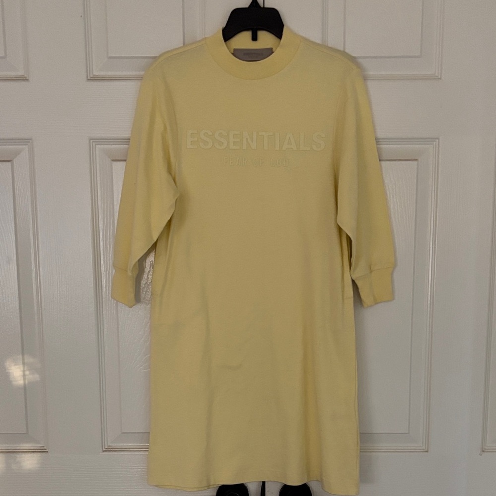 Fear of God Essentials Cream Long Sleeve Top